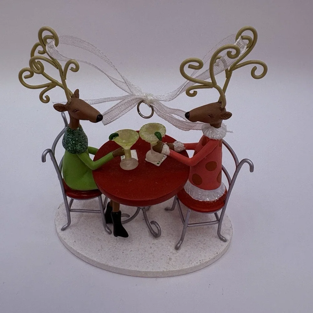 Hallmark Keepsake 2007 Here's to Friendship Reindeer Ornament 4